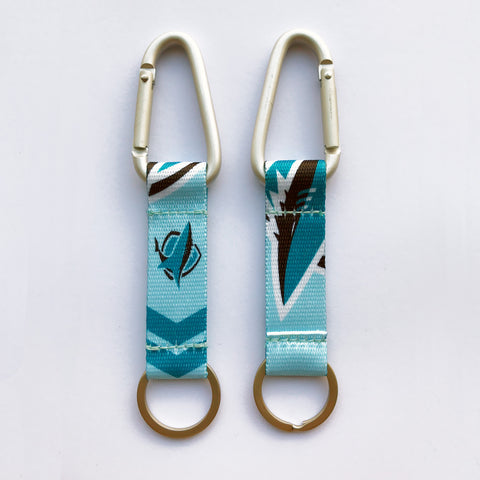 Cronulla Sharks NRL Carabiner Keyring