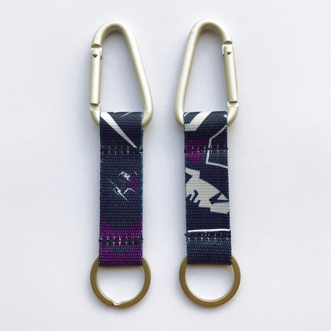 Melbourne Storm NRL Carabiner Keyring