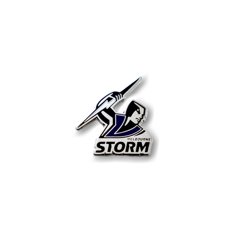 Melbourne Storm NRL Logo Metal Pin Badge