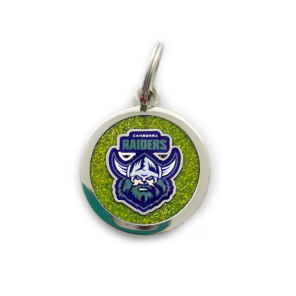 Canberra Raiders NRL Pet Tag Keyring Disc