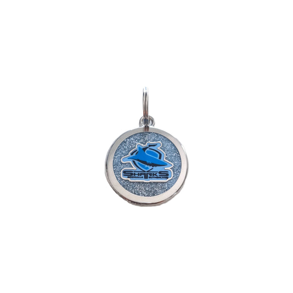 Cronulla Sharks NRL Pet Tag Keyring Disc