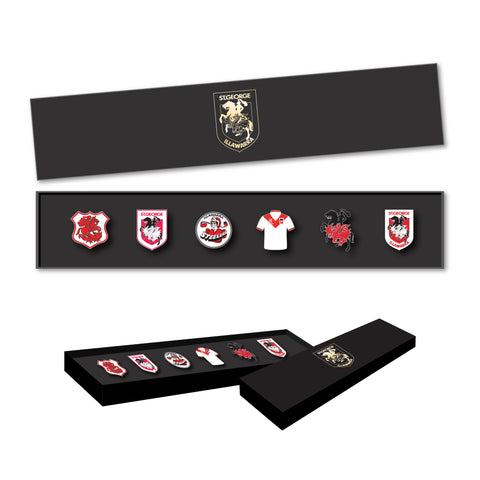 St George Dragons NRL Evolution Lapel Pin Badge Collectors Set