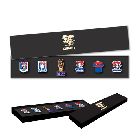 Newcastle Knights NRL Evolution Lapel Pin Badge Collectors Set