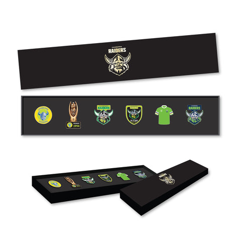 Canberra Raiders NRL Evolution Lapel Pin Badge Collectors Set