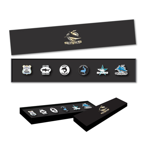 Cronulla Sharks NRL Evolution Lapel Pin Badge Collectors Set
