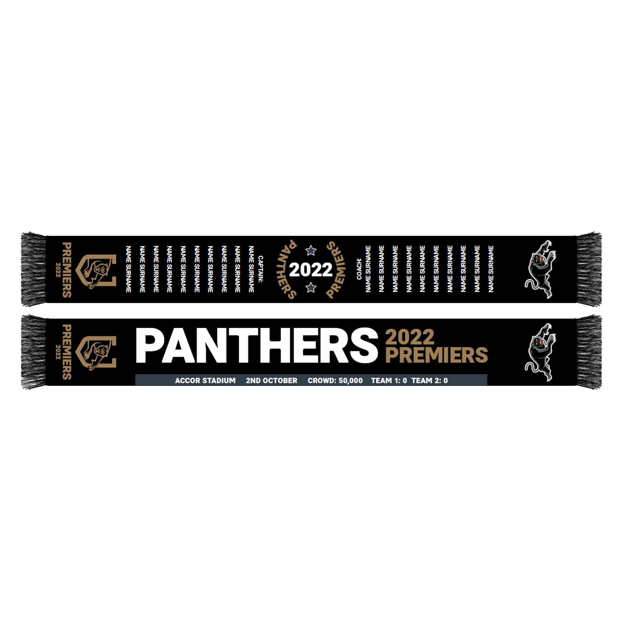 Penrith Panthers 2022 Adults Premiers Jersey