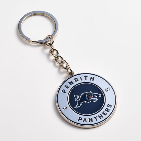 Penrith Panthers NRL Round Logo Keyring