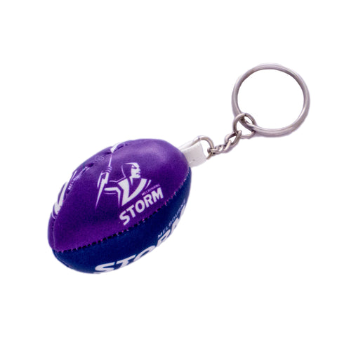 Melbourne Storm NRL Squishy Football Keyring