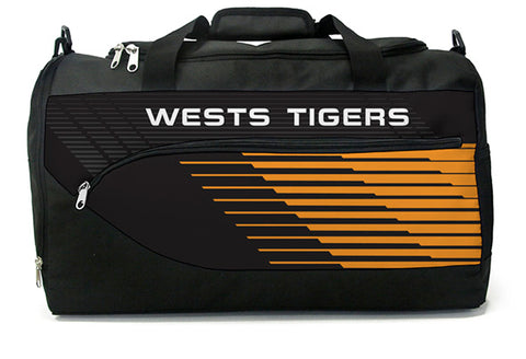 Wests Tigers NRL Bolt Travel Training Shoulder Sports Bag