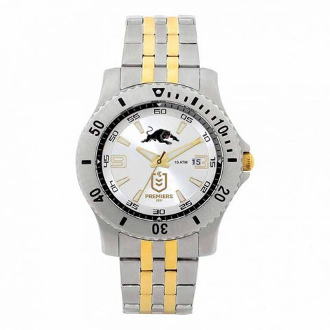 Penrith Panthers NRL 2021 Premiers Two Tone Metal Watch