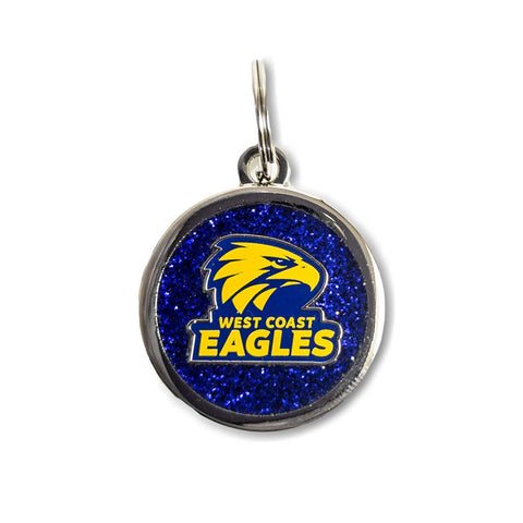 West Coast Eagles Pet Tag Keyring Disc