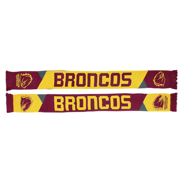 Brisbane Broncos NRL Geo Jacquard Scarf