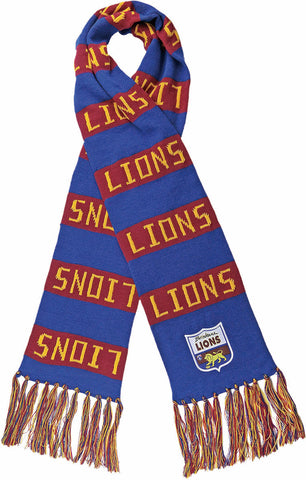 Brisbane Lions Heritage Emblem Bar Scarf