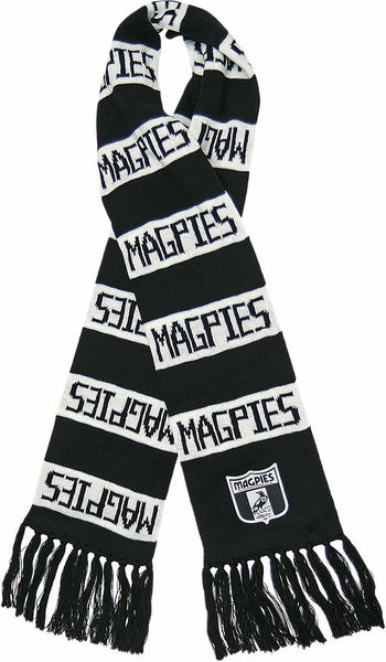 Collingwood Magpies Heritage Emblem Bar Scarf