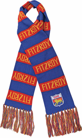 Fitzroy Lions Heritage Emblem Bar Scarf