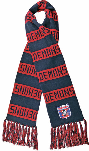 Melbourne Demons Heritage Emblem Bar Scarf