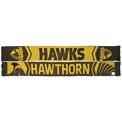Hawthorn Hawks Cleave Jacquard Scarf