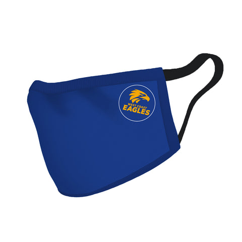 West Coast Eagles Adults AFL Face Masks