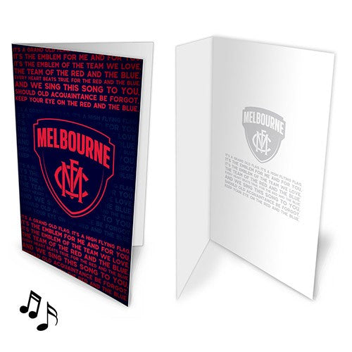 Melbourne Demons  Musical Card