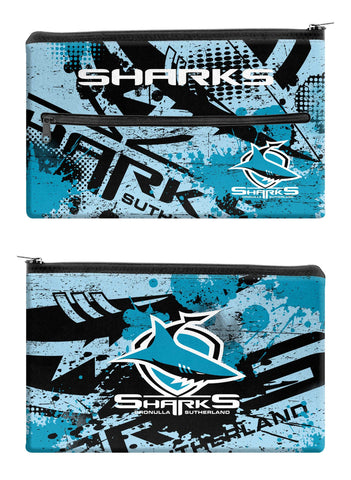 Cronulla Sharks NRL Neoprene Pencil Case