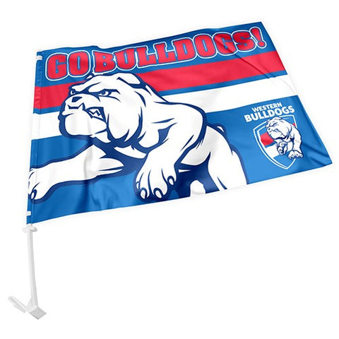 Western Bulldogs Car Flag