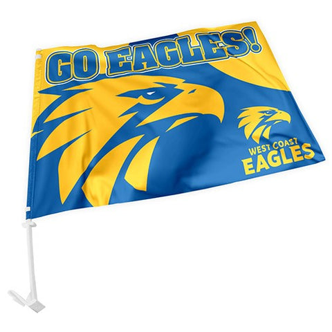 West Coast Eagles Car Flag