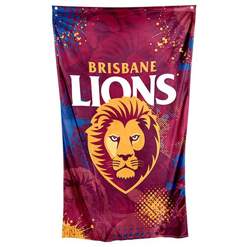 Brisbane Lions Large Wall Cape Flag