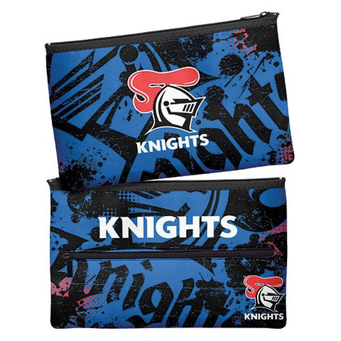 Newcastle Knights NRL Neoprene Pencil Case