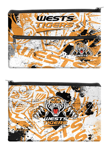 Wests Tigers NRL Neoprene Pencil Case