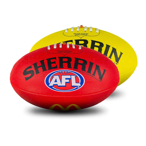 Sherrin AFL Replica All Surface Synthetic Football Mcdonalds