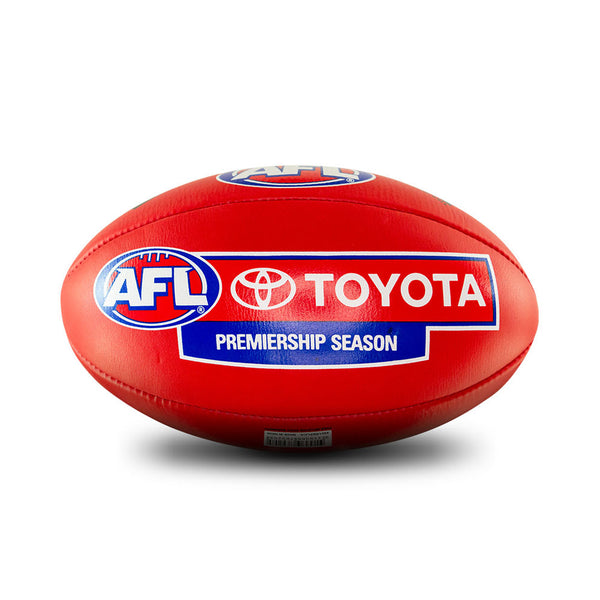 Sherrin Leather AFL Replica Training Football Red