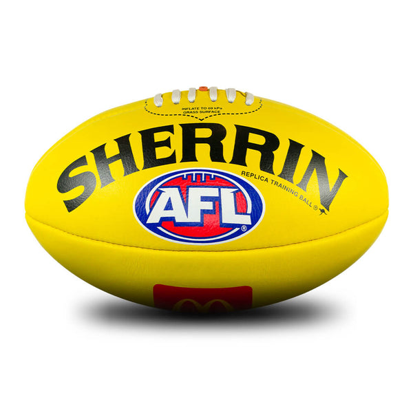 Sherrin Official AFL Replica Training Football Leather McDonalds