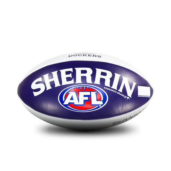 Fremantle Dockers Sherrin Autograph Football size 3
