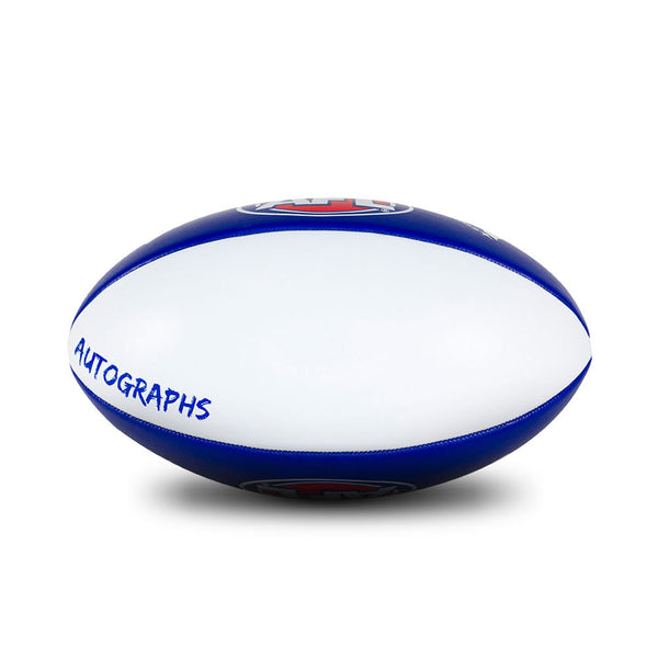North Melbourne Kangaroos Sherrin Autograph Football size 3