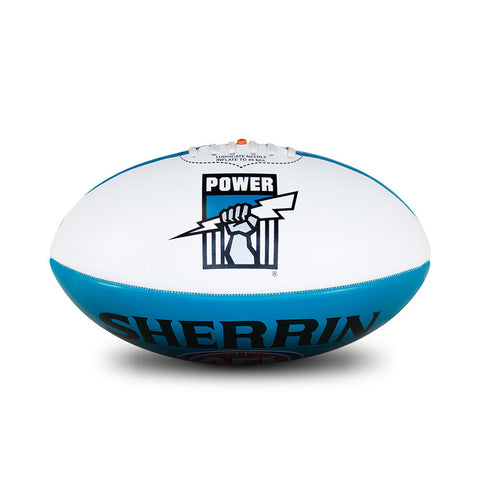 Port Adelaide Power Sherrin Autograph Football size 3