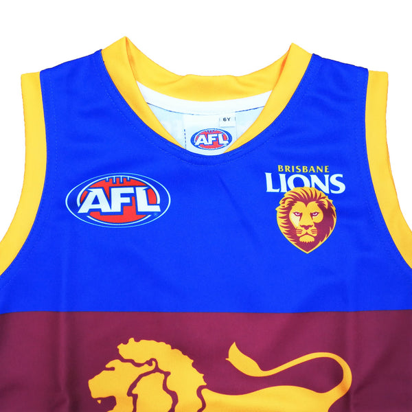 Brisbane Lions Kids Youths AFL Auskick Playing Pack with Football