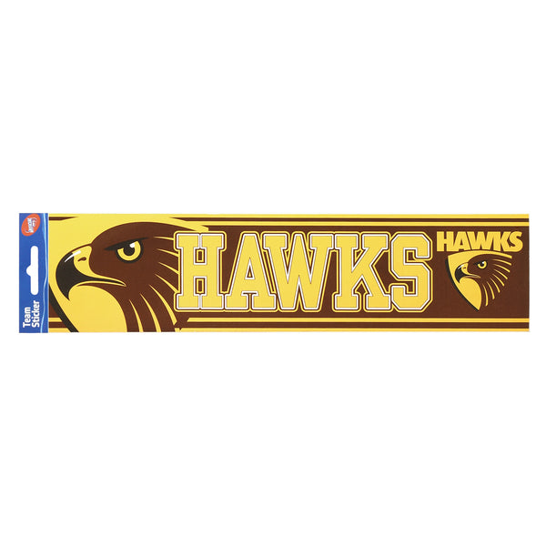 Official AFL Hawthorn Hawks Bumper Sticker - Spectator Sports Online