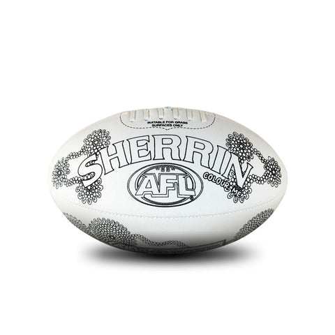Sherrin Official AFL SDNR Color Me Soft Touch Indigenous Football size 3
