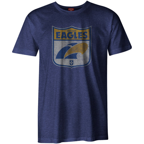 West Coast Eagles Mens Adults Heritage Retro Tee