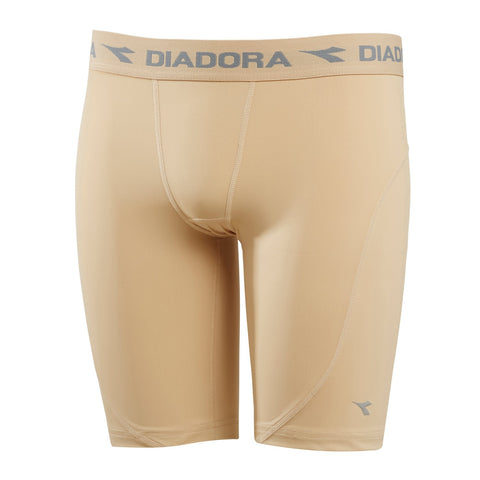 Diadora Compression Lite Junior Youths Kids Skins Shorts Nude