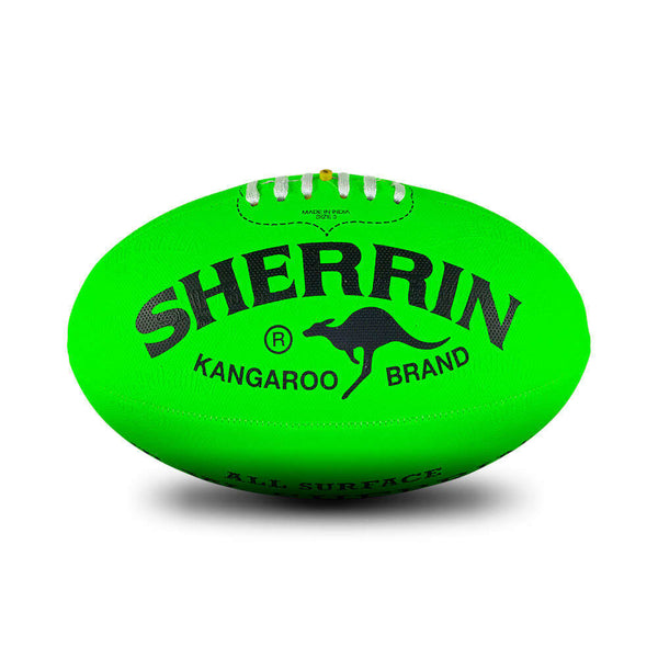 Sherrin KB Synthetic All Surface Neon Football