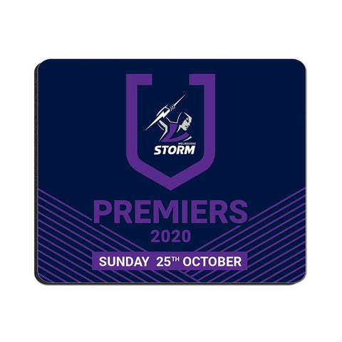 Melbourne Storm NRL 2020 Premiers Mouse Mat Pad PH1