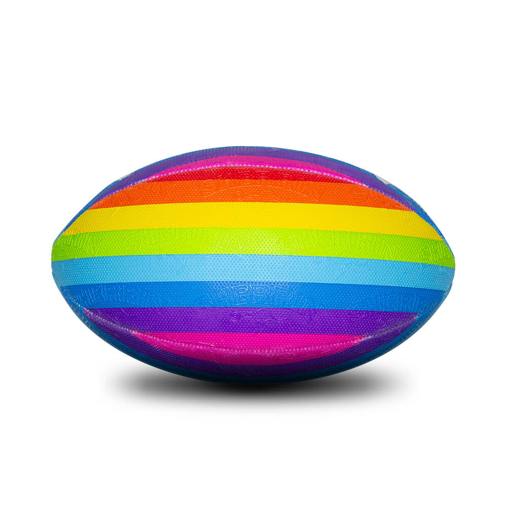 Football's Rambow Sherrin KB Synthetic All Surface Rainbow Football