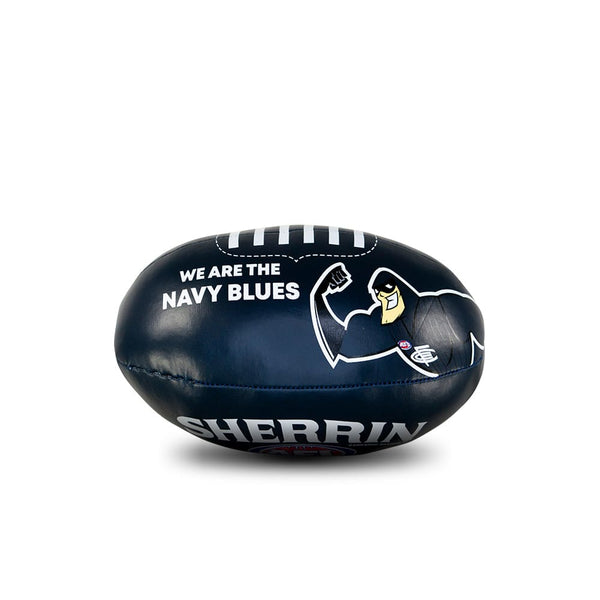Carlton Blues Sherrin Soft Footy 20cm