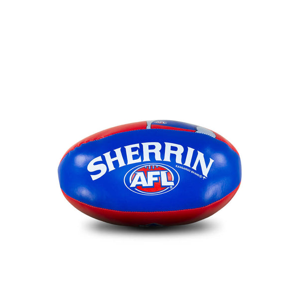 Western Bulldogs Sherrin Soft Footy 20cm